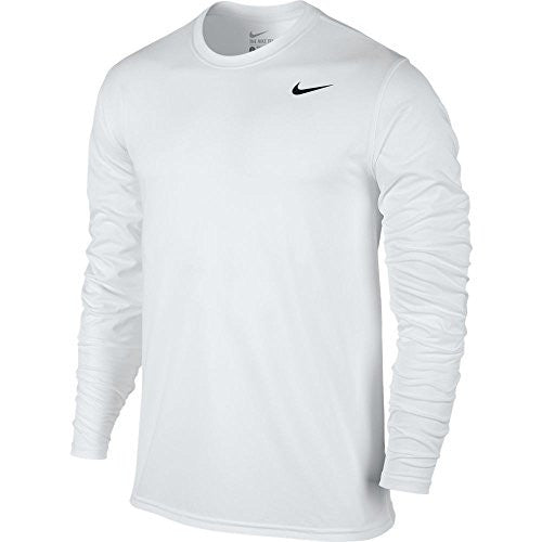 Nike Mens Legend 2.0 Long Sleeve Dri-Fit Training Shirt White/Black 718837-100 Size Large