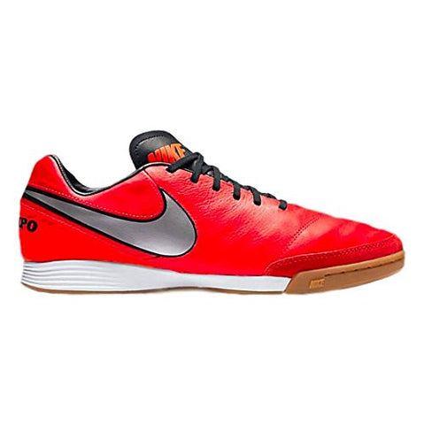 Nike Tiempo Mystic V IC Mens Indoor Competition Football Trainers 819222 Boots (US 11.5, light crimson metallic silver 608)