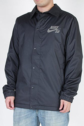 Nike SB Mens Assistant Coaches Jacket (Small, Black)