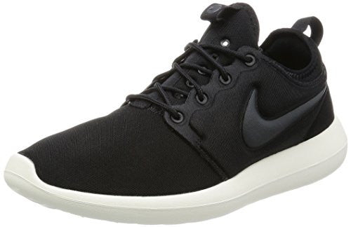 Nike Men's Roshe Two 2 Lifestyle Running Sneakers Black/Sail/Volt/Anthracite (9.5)