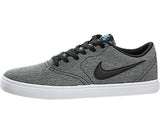 New Nike Mens SB Check Solar Canvas Sneaker Black/White 11