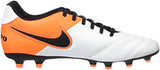 Nike Men's Tiempo Rio III FG (White/Black/Total Orange) (12)