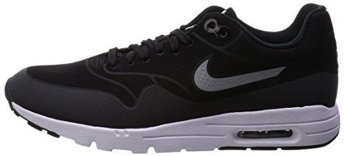 NIKE WOMENS AIR MAX 1 ULTRA MOIRE BLACK/BLACK/MTLLC SLVR/WHITE RUNNING SHOE (6.5)