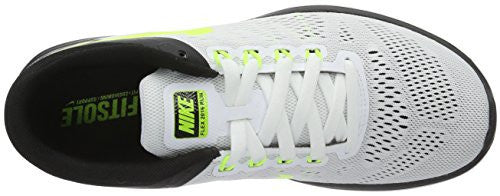 Nike Mens Flex 2016 Rn Running Shoe (10 D(M) US, White/Volt Black)