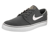 Nike Men's Zoom Stefan Janoski Cnvs Drk Gry/White/Gm Lght Brwn/Mtl Skate Shoe 10 Men US