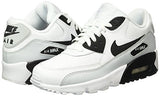 Nike Air Max 90 Letter Big Kids Style Shoes : 833412, White/Black/Platinum, 6.5