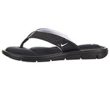 NIKE WOMENS COMFORT THONG SANDALS SLIDES-BLACK/WHITE-9