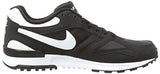 nike air pegasus new racer mens trainers 705172 sneakers shoes (US 11.5, black white neutral grey 001)