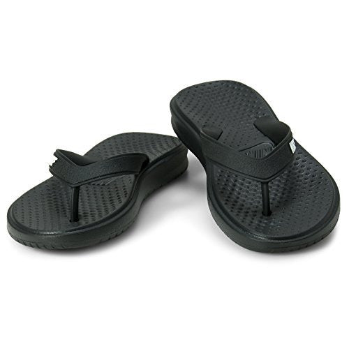 Nike Men's Solay Thong Sandals Black/White-Black 13