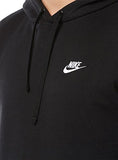 Nike Mens Sportswear Pull Over Club Hooded Sweatshirt - Medium - Black/White