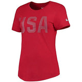 Nike Womens Red Team USA Stealth T-Shirt (Medium, red)