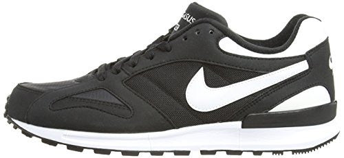 nike air pegasus new racer mens trainers 705172 sneakers shoes (US 11.5, black white neutral grey 001)