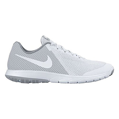 Nike Women's Flex Experience RN 6 Running Shoe White/White/Wolf Grey 10 B(M) US