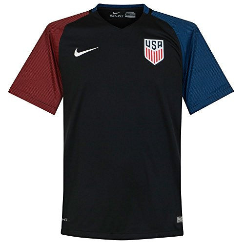 Nike United States Away Stadium Soccer Jersey (X-Large) Black