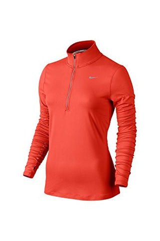 Nike Women's Element Half Zip - Medium - Max Orange