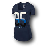 Nike Women's Air Max 95 T-Shirt (Medium, Blue)