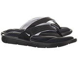 NIKE WOMENS COMFORT THONG SANDALS SLIDES-BLACK/WHITE-9