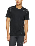 Men's Nike Pro Hypercool Top Short-Sleeve Shirt Black/Dark Grey Size Medium