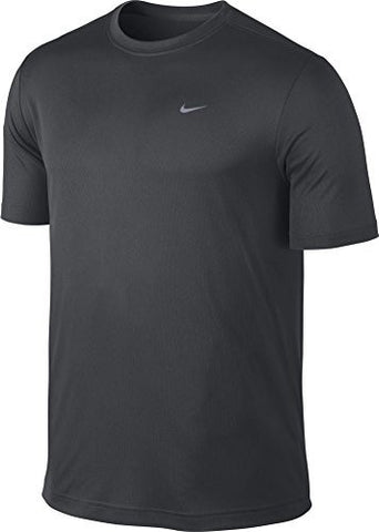 Men's Nike Challenger SS T Shirt Anthracite/Reflective Silver Size X-Large