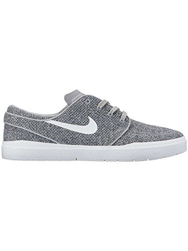 Nike Men's SB Janoski Hyperfeel Mesh Wolf Grey/White/Black Skate Shoe 10.5 Men US