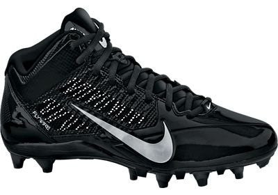 Nike ALPHA PRO 3/4 TD Men's Football Cleats (16 D(M) US, BLACK///METALLIC SILVER)
