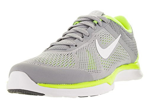 NIKE WOMENS IN-SEASON TR 5 WOLF GREY/WHITE/VOLT/PR PLTNM TRAINING SHOE (9)