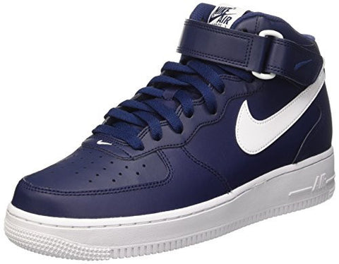 Nike Men's Air Force 1 Mid '07 Midnight Navy/White/White Basketball Shoe 11 Men US