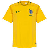 Nike Brazil Home Stadium Soccer Jersey (Small) Yellow