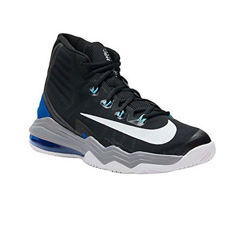 New Nike Men's Air Max Audacity 2016 Basketball Shoe Black/Binary Blue 8