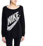 Nike women's RALLY SWEATSHIRT Black 823705 010 Size Small