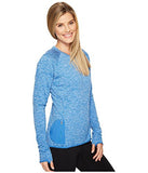 Nike Women's Therma Sphere Element Running Top Blue Medium