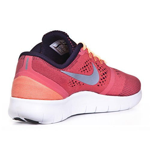 Nike 833993-801 : Free Run GS Ember/Purple /silver Youth (4.5 Big Kid M)