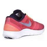 Nike 833993-801 : Free Run GS Ember/Purple /silver Youth (4.5 Big Kid M)
