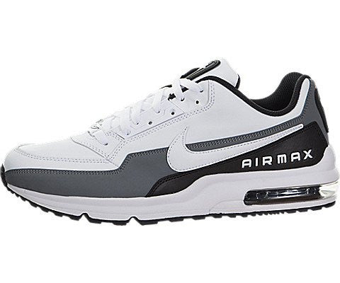 Nike Men's Air Max LTD 3 White/White/Black/Cool Grey Running Shoe (10.5 D(M) US)