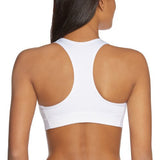 Nike Women's Victory Compression Bra, White/Black, Medium
