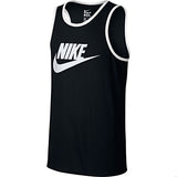 Nike Ace Logo Tank Top Black/White/White Men's Sleeveless