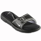 NIKE COMFORT SLIDE WOMENS SANDALS (7, BLACK/WHITE)
