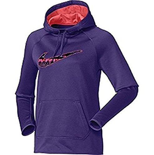 Nike Women's All Time Therma 8bit Swoosh Training Hoodie Small