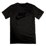 Nike Logo Created Shirts Large Men Custom-made Black