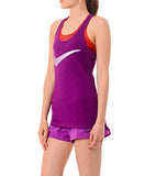 Nike Dri-FIT Women's Swoosh Racerback Tank Top (Large, Purple - Violett/Schwarz)
