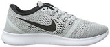 NIKE WOMEN'S FREE RN RUNNING SHOE WHITE/BLACK/PURE PLATINUM 7.5
