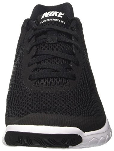 NIKE WOMENS FLEX EXPERIENCE RN 6 RUNNING SHOE BLACK/WHITE 7.5 B(M) US
