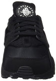 Nike Men's Air Huarache Black/Black/White Running Shoe (9.5)