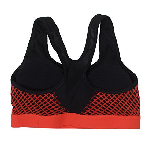Nike Women's Pro Hyper Classic Padded Sports Bra (XS, Black/Red)