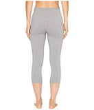 Nike Dry Capri Tight Womens Style (S, Carbon Heather/Carbon Heather/White)