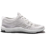 NIKE WOMEN'S FREE TR FOCUS FLYKNIT RUNNING SHOES (9 B(M) US, WHITE/CLEAR GREY/WOLF GREY/METALLIC SILVER)