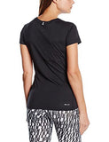 Nike Womens Dri-FIT? Miler Short Sleeve Top Black T-Shirt SM