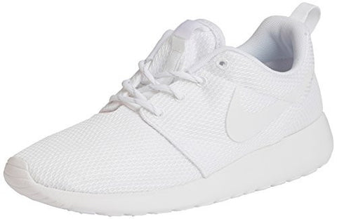 Nike Womens Roshe One Running Shoe, White/White, 7.5 B(M) US