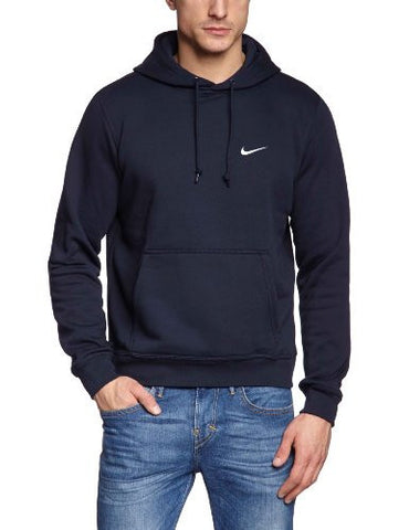 Nike Mens Club Pull Over Hoodie Obsidian Navy Blue/White 611457-473 Size Large