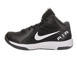 Nike Men's The Air Overplay IX Wide Black/White/Anthracite/Drk Basketball Shoe 8.5 Wide Men US